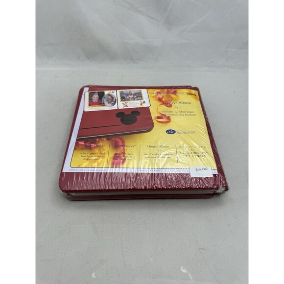 Creative Memories Disney Mickey Mouse 7x7 Photo Album Scrapbook Red Sealed - Picture 2 of 4